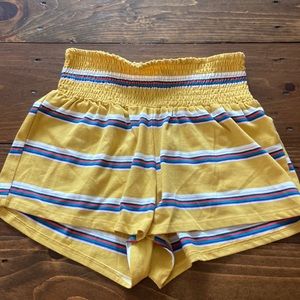 Striped comfy shorts